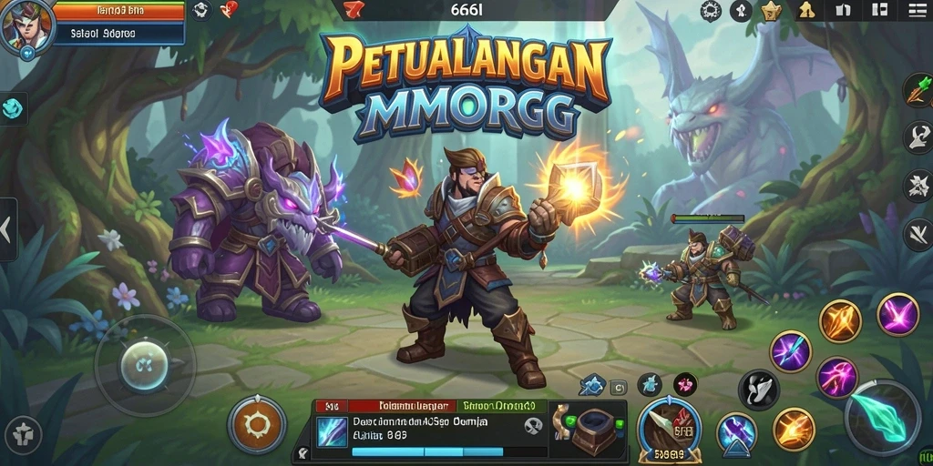 Gameplay 666I yang intens dan menantang dalam dunia MMORPG.