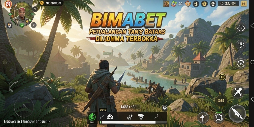 Tangkapan layar menampilkan gameplay terjun bebas di dunia Open World yang luas.