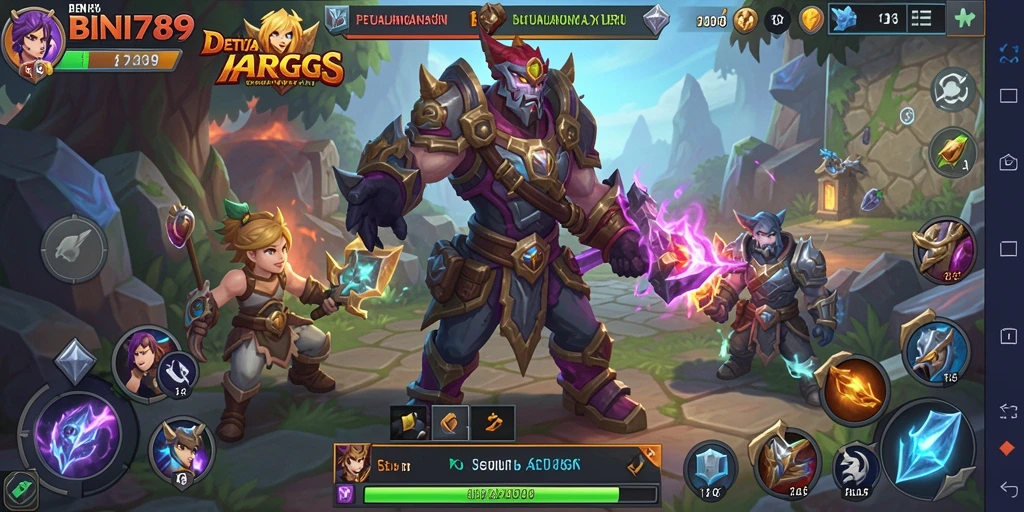 Tampilan gameplay menakjubkan dari BNI789 dengan aksi ARPG yang seru.