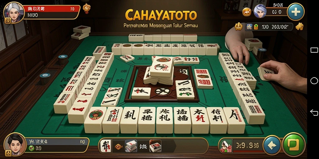 Gameplay menarik dari CAHAYATOTO yang penuh tantangan Mahjong.