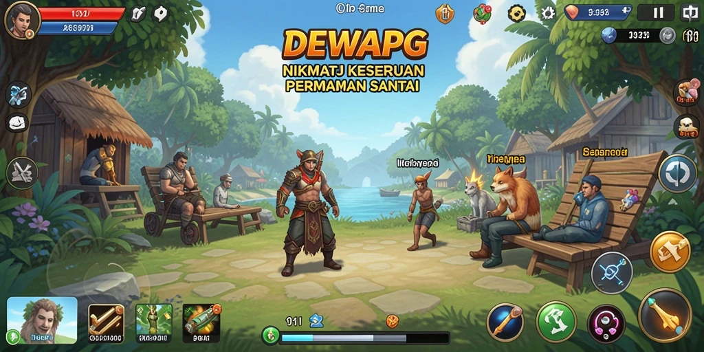Gameplay Casual DEWAPG yang menarik dan menyenangkan.