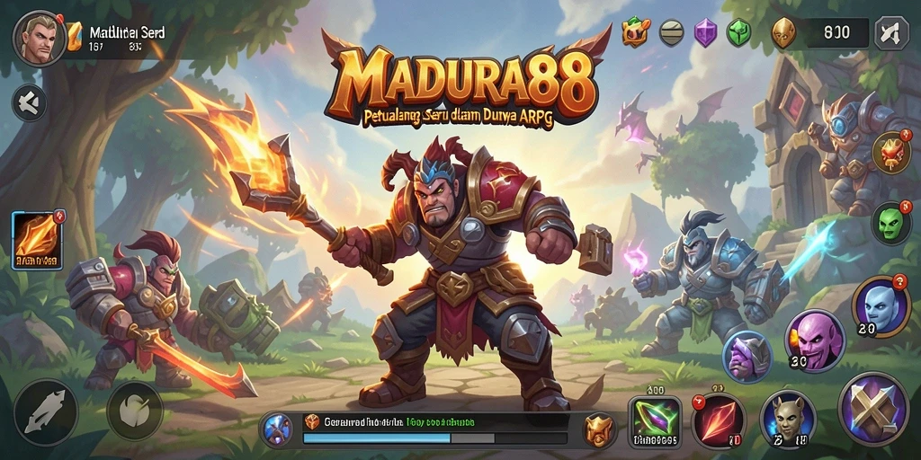 Gameplay MADURA88 dengan pertarungan seru dan karakter yang menarik.