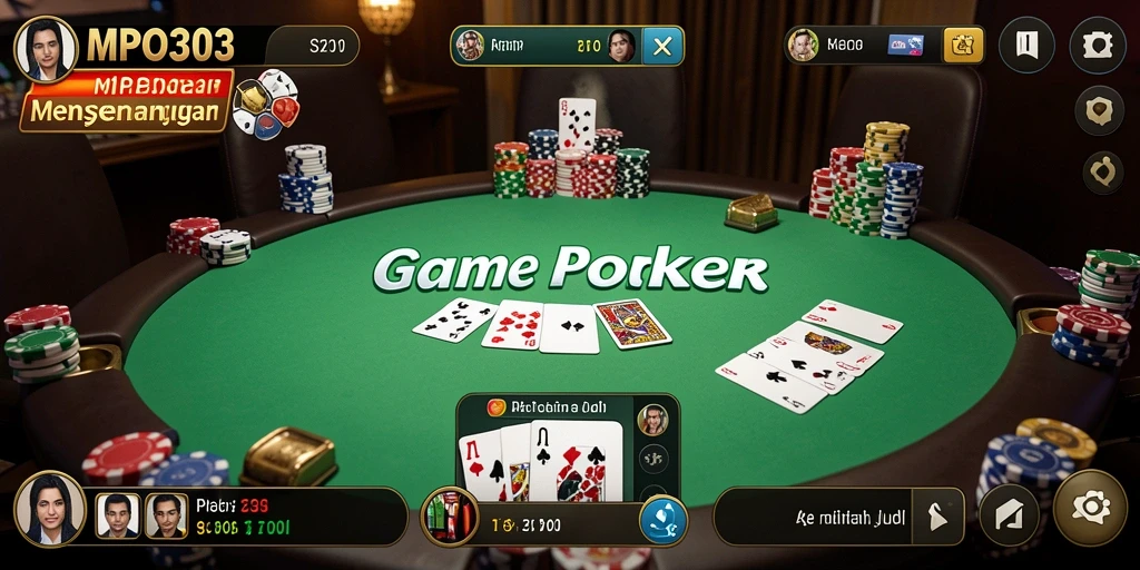 Screenshot MPO303 menampilkan gameplay seru dengan interaksi pemain.