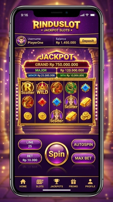 Screenshot proses pengunduhan aplikasi di rinduslot.