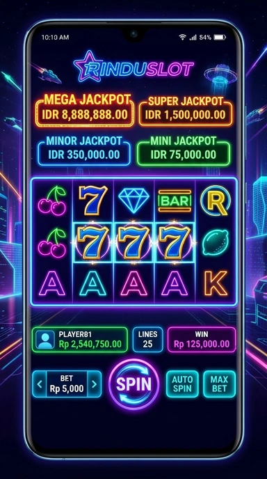 Antarmuka pengguna rinduslot yang ramah dan mudah digunakan.